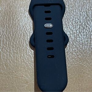 Black Silicone Watch Band for Apple Watch Series 3 ; 42mm